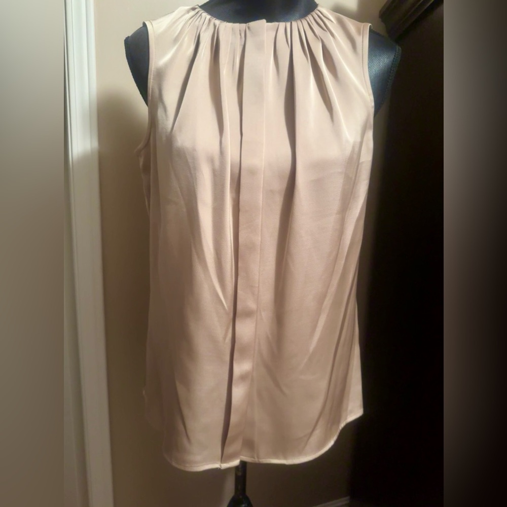 NWT CALVIN KLEIN Gold Sleeveless Top - Picture 4 of 10